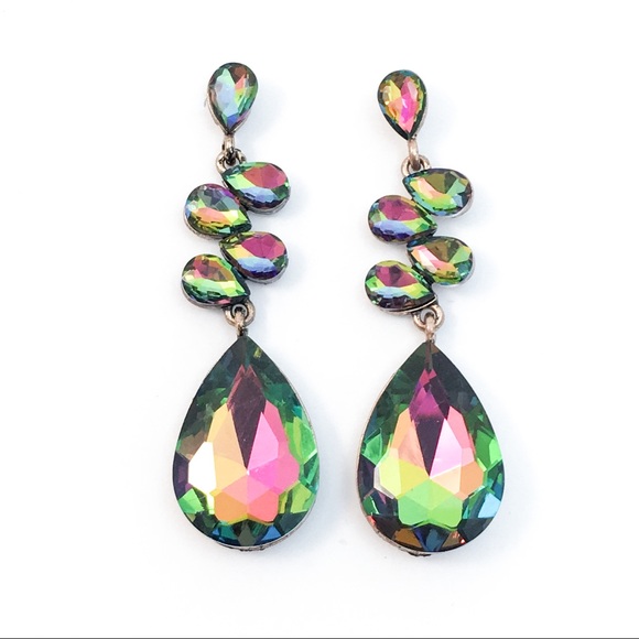Jewelry - Mystic Topaz Crystal Special Occasion Earrings